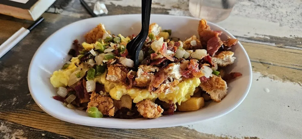 Fried Chicken Breakfast Bowl